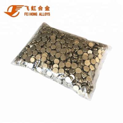 Cu55ZnMn4Ni6  brazing Button for rock-drilling tools welding tungsten tips